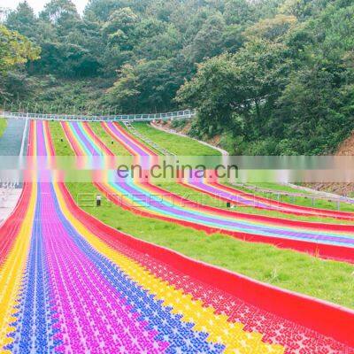 Hot Selling Outdoor Ride Rainbow Amusement Park Kids Favorite Slide for Sale photo-5