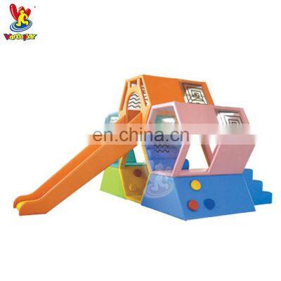 Indoor Honeycomb Foam Padding Playground with Plastic Slide