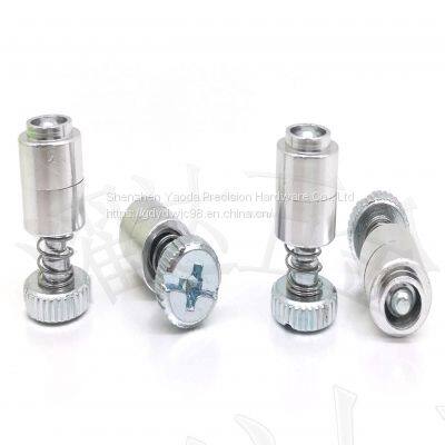 Captive knurled screw 52 Series miniature fastening stainless steel