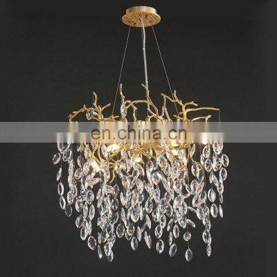 Modern Pendant Light Branch Luxury Living Room Hanging Chandelier