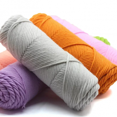 Hand-woven with high-quality milk cotton yarn in various colors and specifications