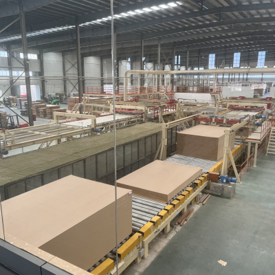 Low Formaldehyde 6mm E1 Glue White Double Faced Melamine Paper Mdf Board photo-3