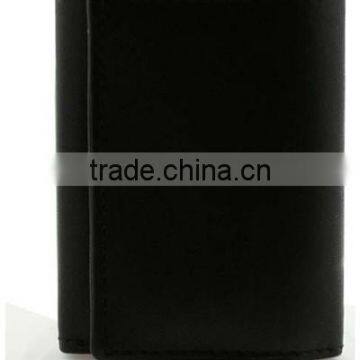 Factory Newest Design Soft Leather Mini Trifold Leather Compact Key Case Wallet photo-2