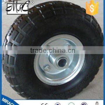 Factory direct manufacture 2 Wheels Wheelbarrow Small Rubber Wagon Wheel 4.10 / 3.50-4