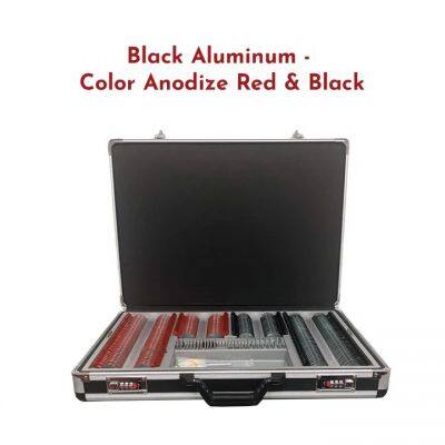 266 Pieces Optical Lenses High Quality Optical Trial Frame Kit Set Plastic Ring Trial Lens Set Aluminum Box Trial Frame SL-266 photo-3