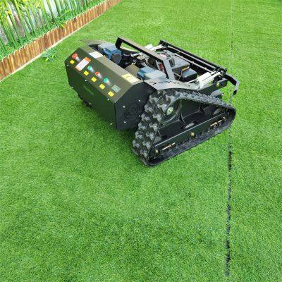 Brushless Motor Remote Mowing Tank (VTLM600) Remotely Controlled Four Wheel Drive Weed Reaper China Manufacturer, Factory Direct Sales Wireless Lawn Mower Trimmer photo-2