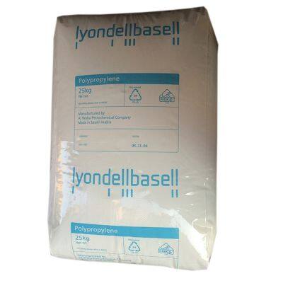 Virgin Lyondellbasell PP RP348N Granulés de polypropylène aléatoire MFI 11 Granulés de polypropylène de qualité alimentaire transparent Résine pour moulage par injection