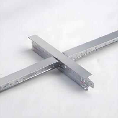 Grille en T en acier galvanisé de plafond 24mm/32mm pour systèmes de plafonds suspendus