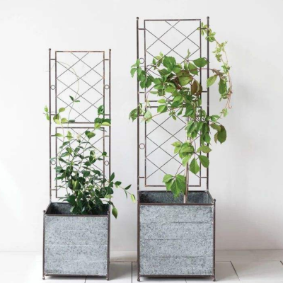 Wholesale Secure Wrought Iron Garden Fence | Modern Trellis for Privacy Landscaping