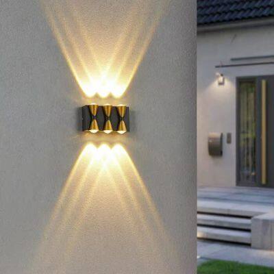 Modern Exterior Light Led Porch Lights Outdoor up Down Hallway Waterproof Wall Washer Lamp for House Villa Entryway Corridor photo-3