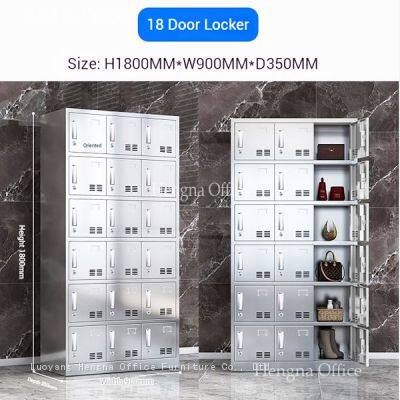 18-Door Stainless Steel Locker for Swimming Pools and Sports Venues – Moisture-Proof and Secure Storage Manufacturer
