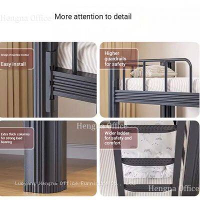 All-Steel Bunk Bed HN-W04-DALwith Steps & Shoe Organizer for Workforce Housing Dallas TX| Tool-free Assembly-Cost Efficient photo-5