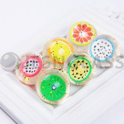 Factory Wholesale Various Design 20mm 27mm 32mm 35mm 38mm 45mm 49mm 56mm 60mm 3D Fruit Bouncy Toy Rubber Balls photo-2