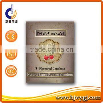 Cherry flavored male condoms OEM