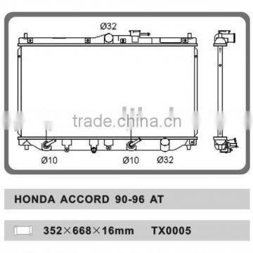 aluminum auto radiator for HODA ACCORD 90-96 AT