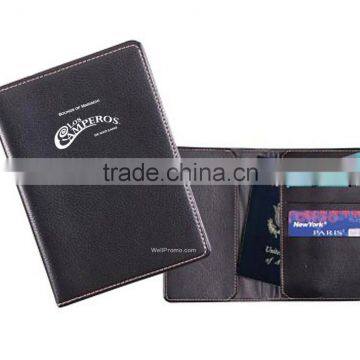 Custom PU leather passport wallet/passport cover/passport holder