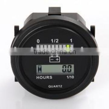 LCD Golf Kart Battery Meter Hour Counter Forklift Truck Floor Care Equipment