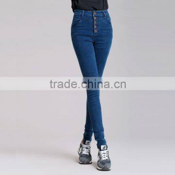 Fashion High-waist Skinny Women Denim Jeans 2016 photo-4