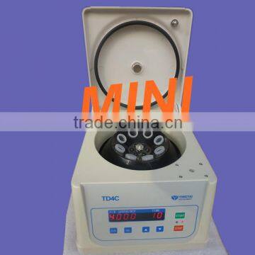 TD4C Table type Low Speed plastic housing small volume health & laboratory centrifuge made in china