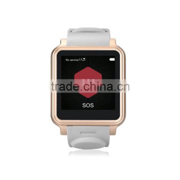 2016 New Kids/Elderly Healthcare Fall Down Automatically Send SOS Alert Watch GPS LBS GPRS Tracking Watch Smart phone Sim card