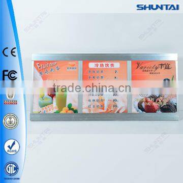 Super thin cold-rolled sheet led menu board