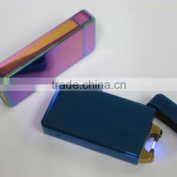 single arc USB Arc Lighter Windproof Flame-less Metal USB Rechargeable Lighter for Cigar Pipe Cigarette