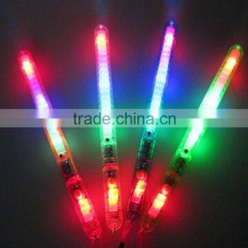 Multi Colorful 7 modes Flashing LED Night Light Lamp Wand Glow Sticks Strap Camp Party Festival