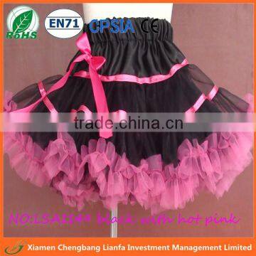 ruffles variety of party pettiskirt holiday tutu skirt for kids children petticoat black