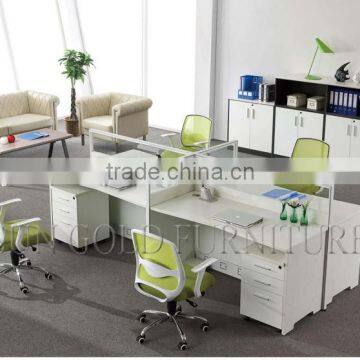 Top Sale Open Area Office Partition For Four Staff Workstation(SZ-WSL314)