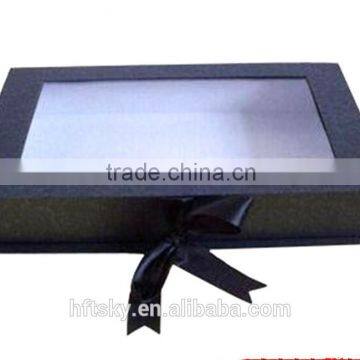 High Quality White Kraft Paper Gift Box With Clear Pvc Window Quality Choice