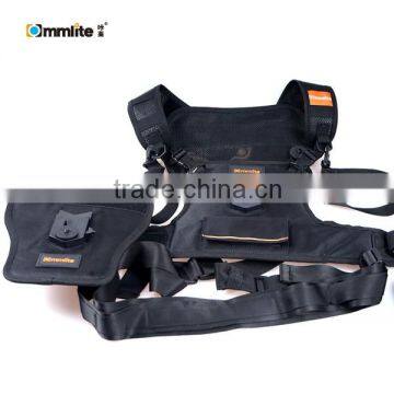 Commlite COMASTER Rain proof Multi Double Camera Carrying Vest with Lens Holder