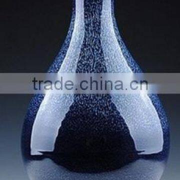 Chinese antique porcelain flame vase-blue sky LW695