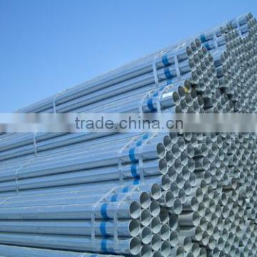 pre galvanized round steel tube