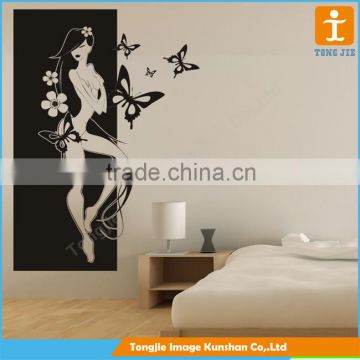 Wholesale customized vinyl sticker, vinyl material for wall sticker