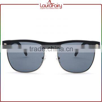Laura Fairy Second Hand Fashion Unisex Plastic Blue Frame Myopia Sunglasses China photo-4