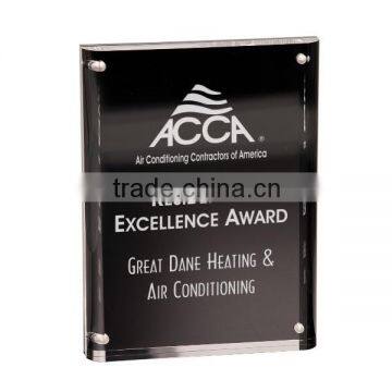 New Design Clear Or Black Magnetic Acrylic Awards Acrylic Trophy