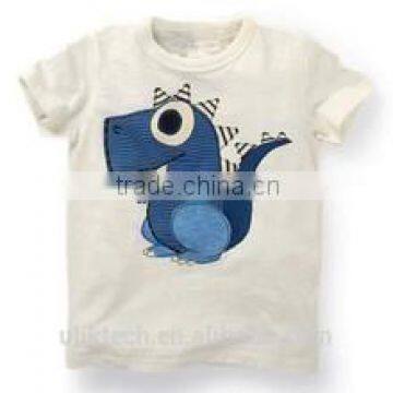 children summer short sleeve for 2-6years dinosaur print t shirt children