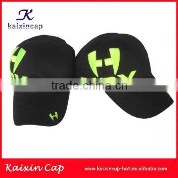 stylish black color blank baseball cap with sandwich