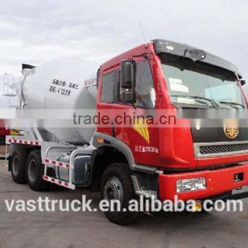 FAW volume is 4.9 cbm at reasonable price 6x4 concrete mixer truck