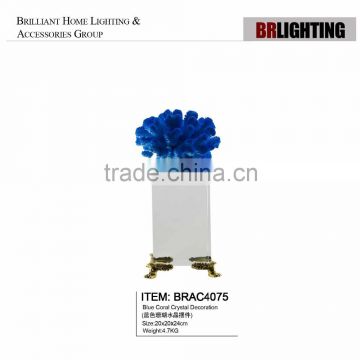 blue coral crystal table desk decorations