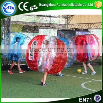 Top quality crazy sport inflatable body bubble ball soccer loopy ball for sale