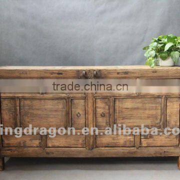 Chinese antique furniture elm wood shanxi two door bedroom cabinet