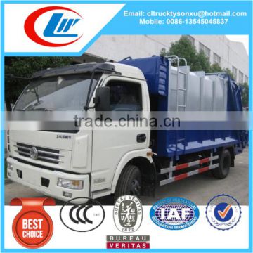 Dongfeng 4x2 brand new refuse compactor garbage truck for sale