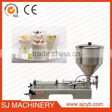 Stand type semi-auto paste filling machine with 2 nozzles