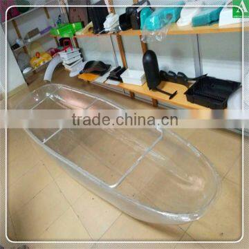 OEM Vacuum Forming Transparent PVC Plastic Boat for Entertainment Most Popular photo-2