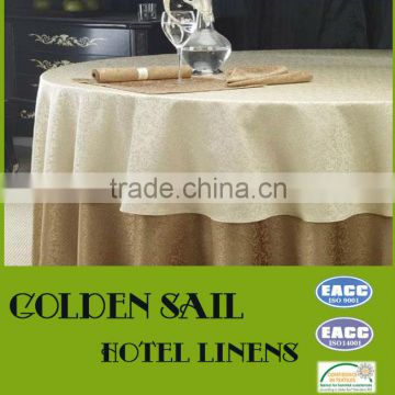 polyester table cloth for hotel / wedding