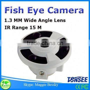 180 Wide Angle Fish Eye Cctv Camera With P2P ,Grandstream Camera,Pir Mini Dvr Camera
