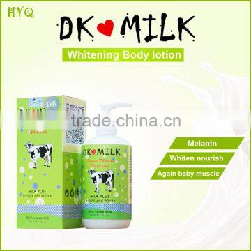 Thailand DK MILK PLUS Fast Whitening Body Lotion Cream 250ML