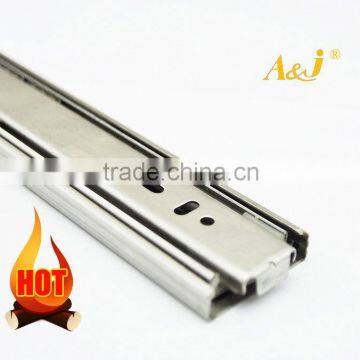 High Quality 3 Fold Full Extension Ball Bearing Roller Drawer Slide photo-2