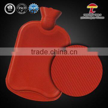 dark red natural rubber giant hot water bottle